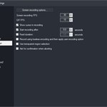 ShareX task settings screen recorder tab
